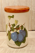 Vintage Portmeirion Pomona Storage Jar Canister - L'Imperatrice Plum