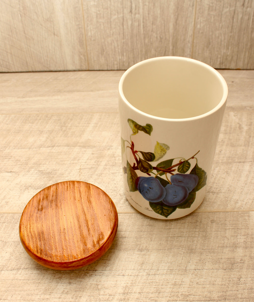 Vintage Portmeirion Pomona Storage Jar Canister - L'Imperatrice Plum