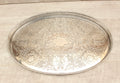 Vintage Viners of Sheffield Alpha Plate Chased Oval Gallery Tray