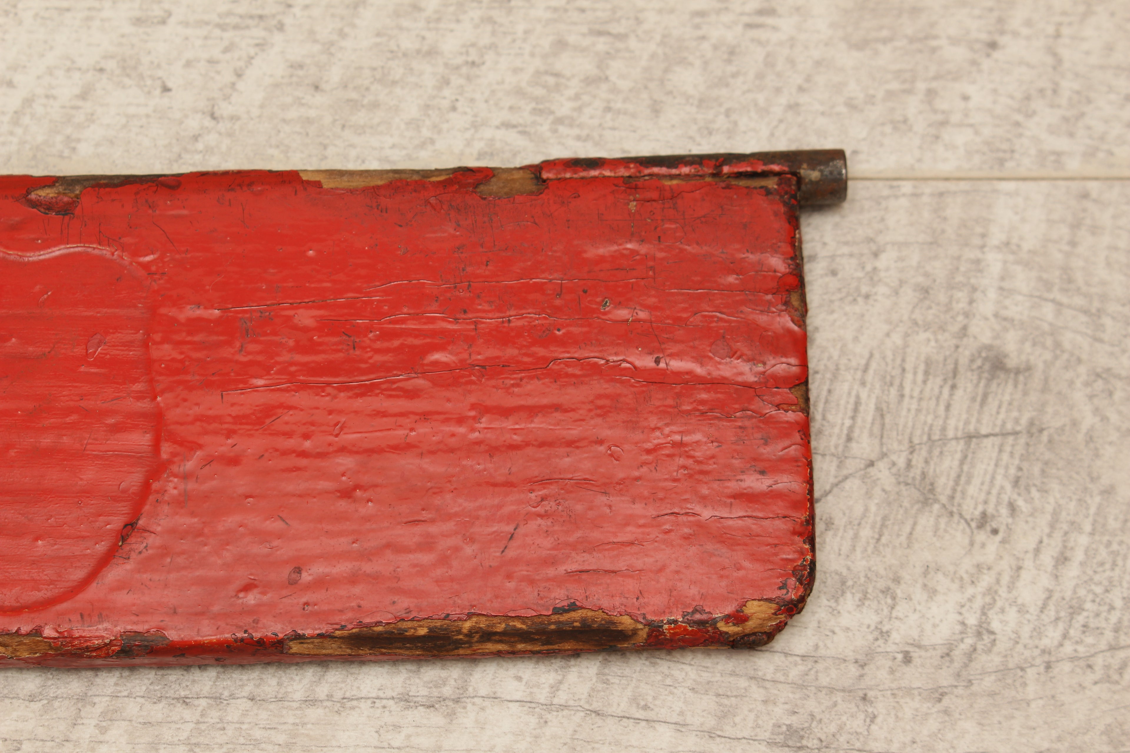 Authentic Vintage Liverpool Street Station Train Indicator "Finger Board" – Kelvedon (Red Variant)