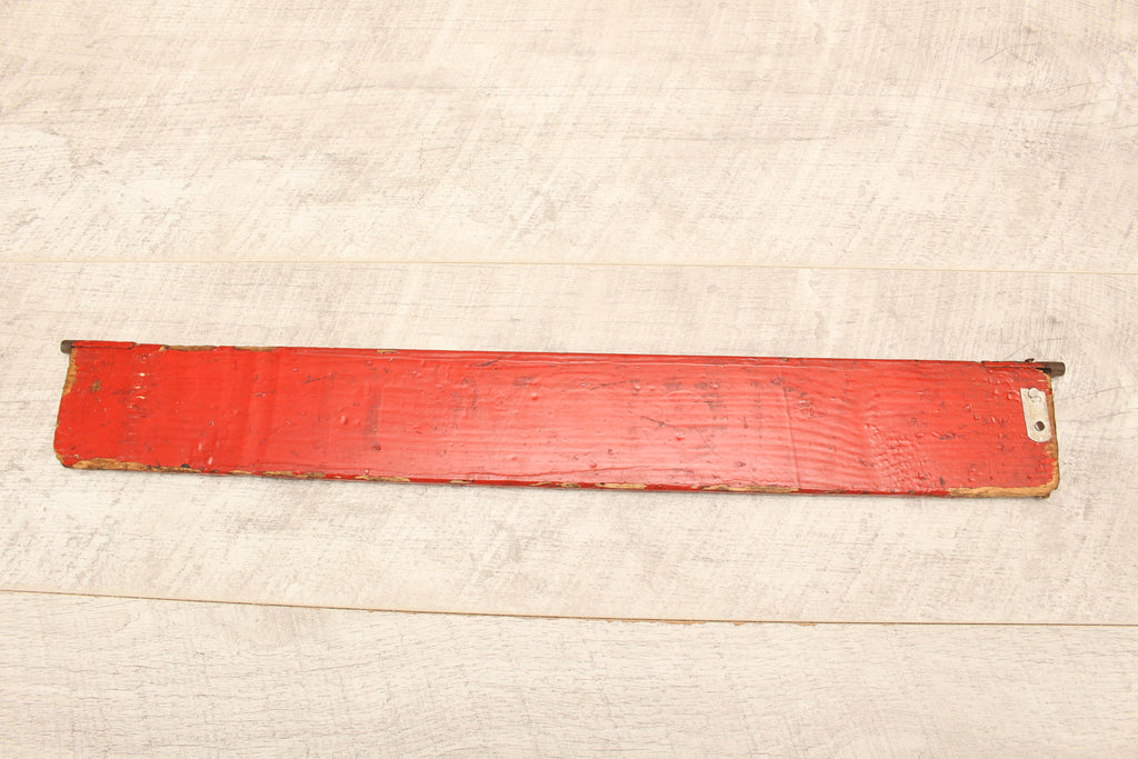 Authentic Vintage Liverpool Street Station Train Indicator "Finger Board" – Kelvedon (Red Variant)
