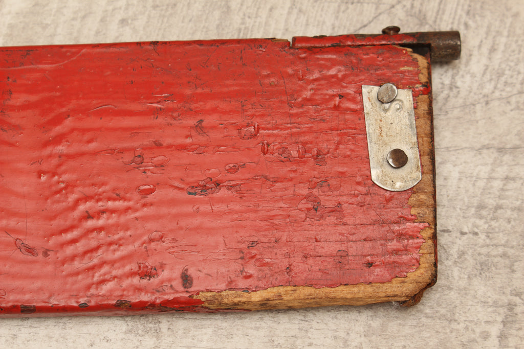 Authentic Vintage Liverpool Street Station Train Indicator "Finger Board" – Kelvedon (Red Variant)