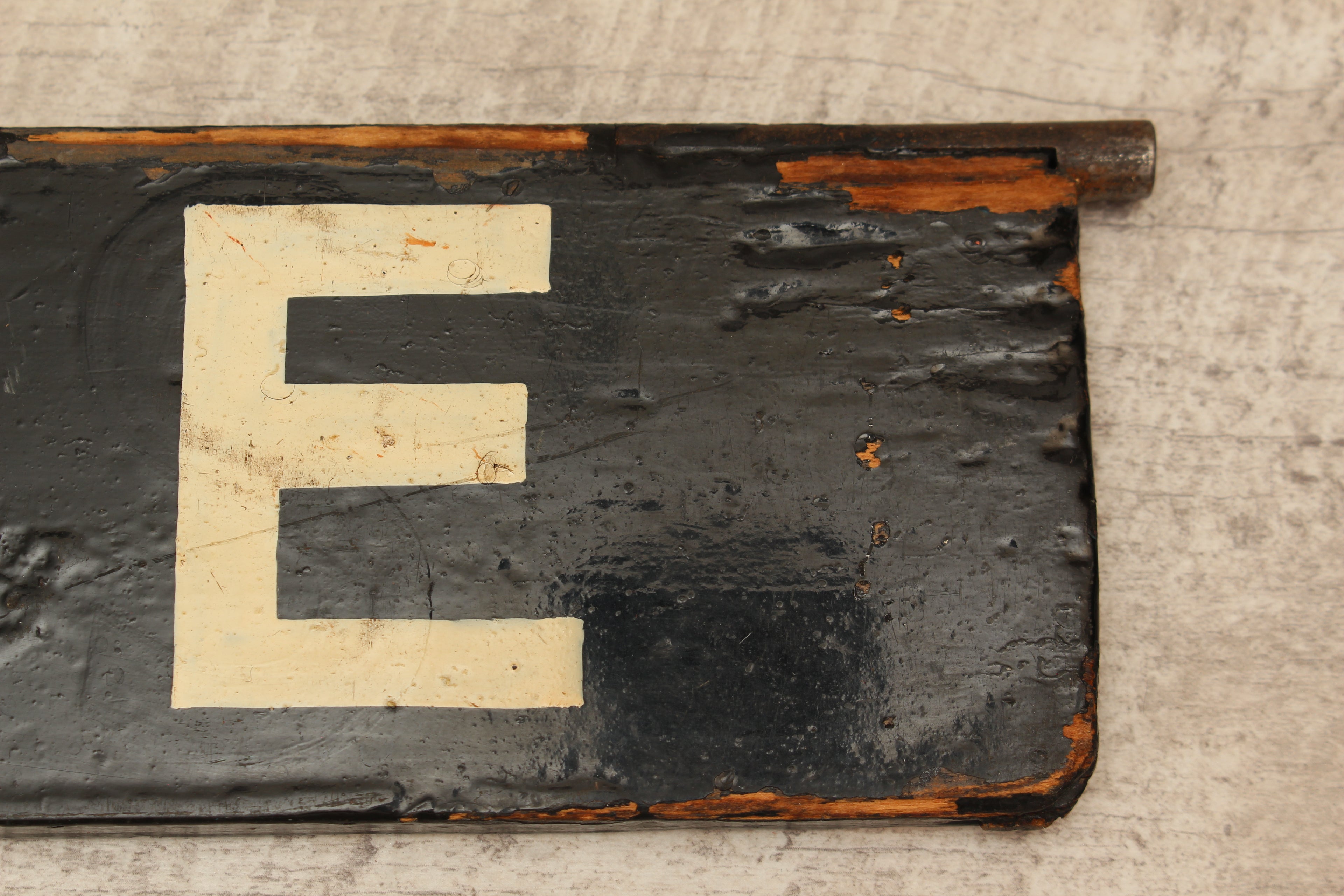 Authentic Vintage Liverpool Street Station Train Indicator "Finger Board" – Braintree (Black Variant)