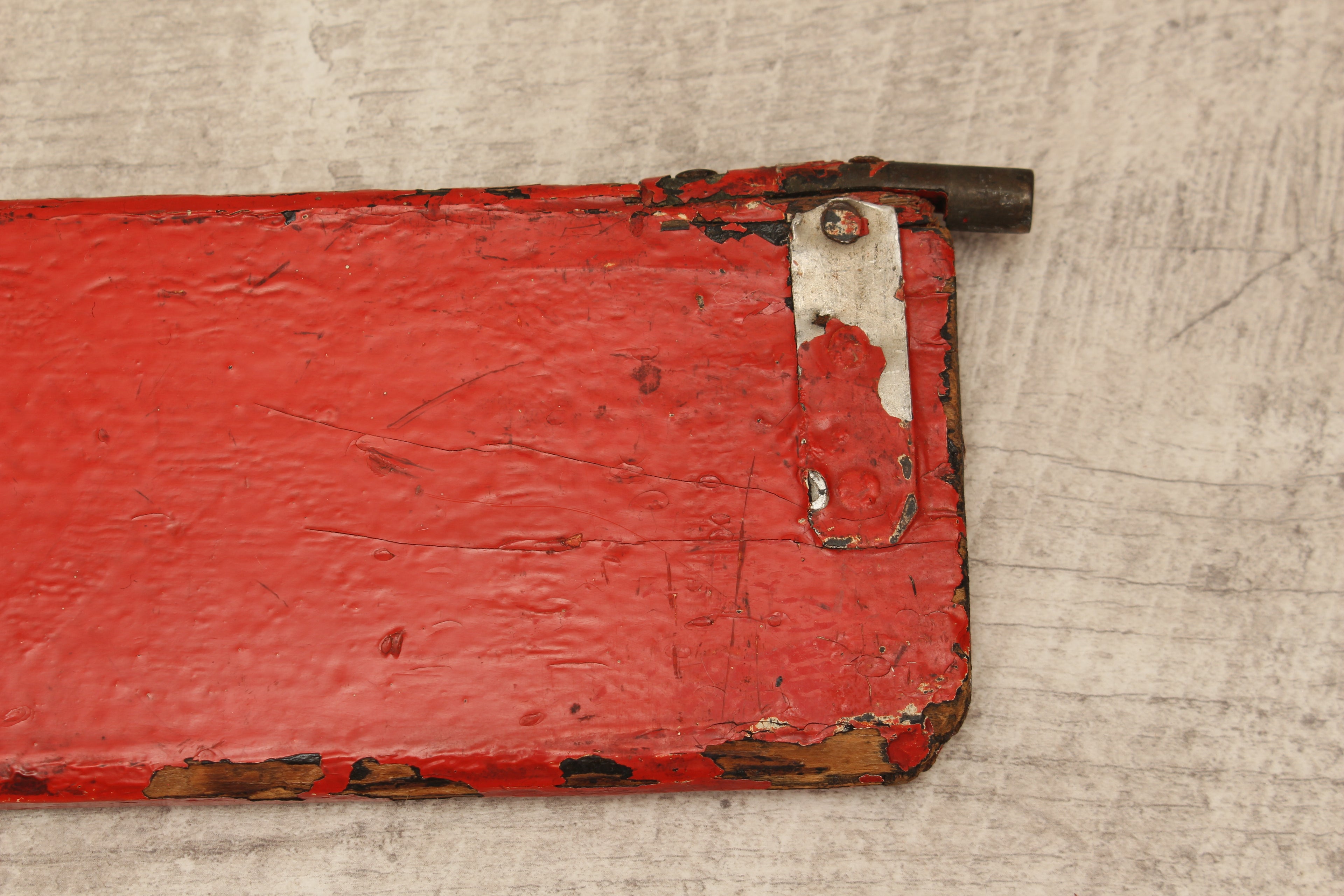 Authentic Vintage Liverpool Street Station Train Indicator "Finger Board" – Shenfield (Red Variant)