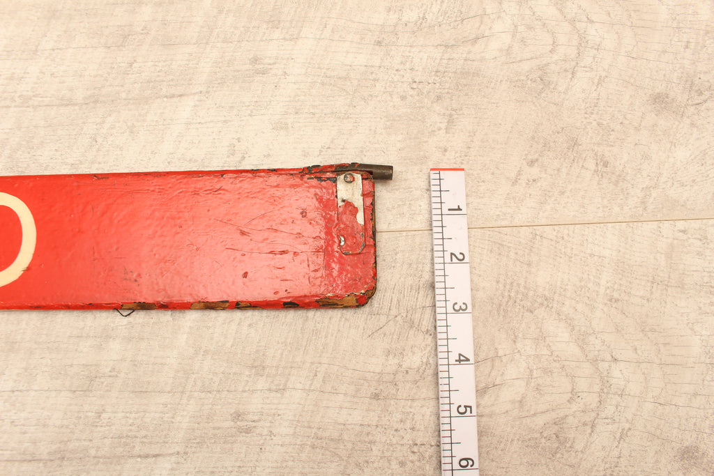 Authentic Vintage Liverpool Street Station Train Indicator "Finger Board" – Shenfield (Red Variant)