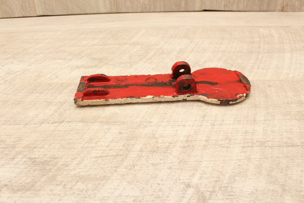 Authentic Antique Lancashire & Yorkshire Railway Cast Iron Signal Box Lever Plate – No. 2 Interlocking