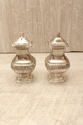 Vintage Grenadier Silver Plated Salt and Pepper Shakers – Ornate Georgian Style (Made in England)