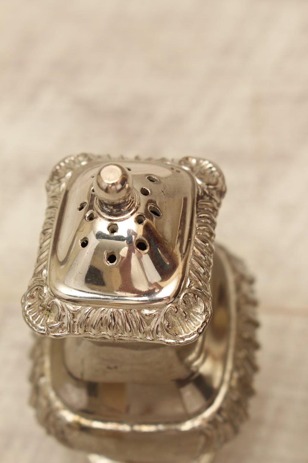 Vintage Grenadier Silver Plated Salt and Pepper Shakers – Ornate Georgian Style (Made in England)