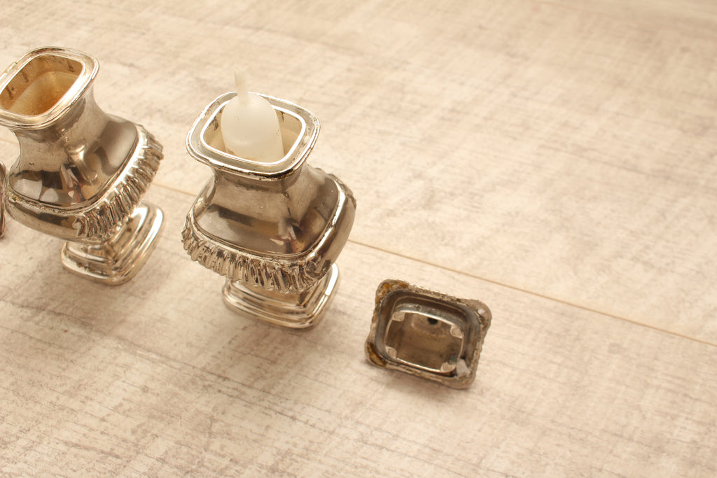Vintage Grenadier Silver Plated Salt and Pepper Shakers – Ornate Georgian Style (Made in England)