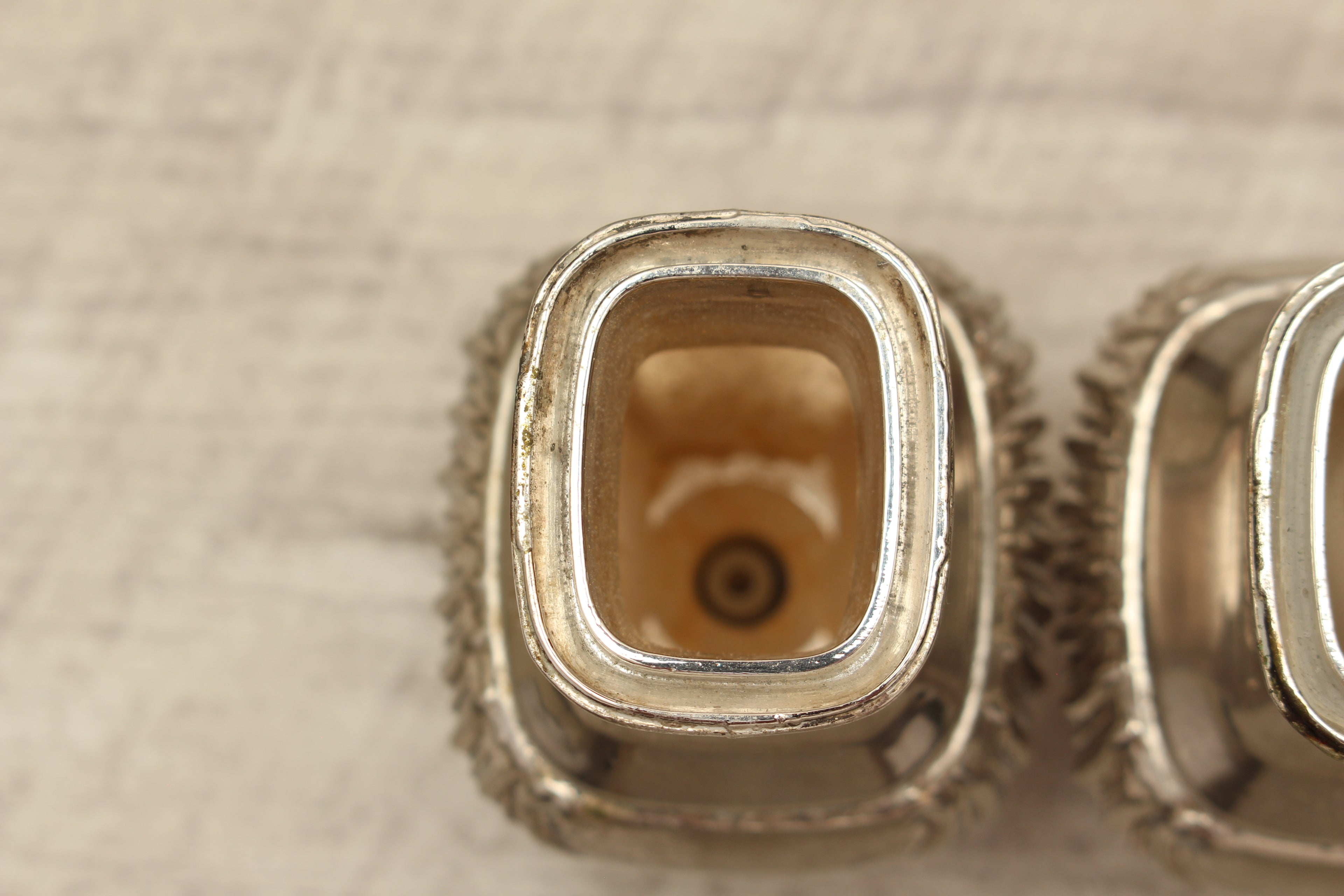 Vintage Grenadier Silver Plated Salt and Pepper Shakers – Ornate Georgian Style (Made in England)