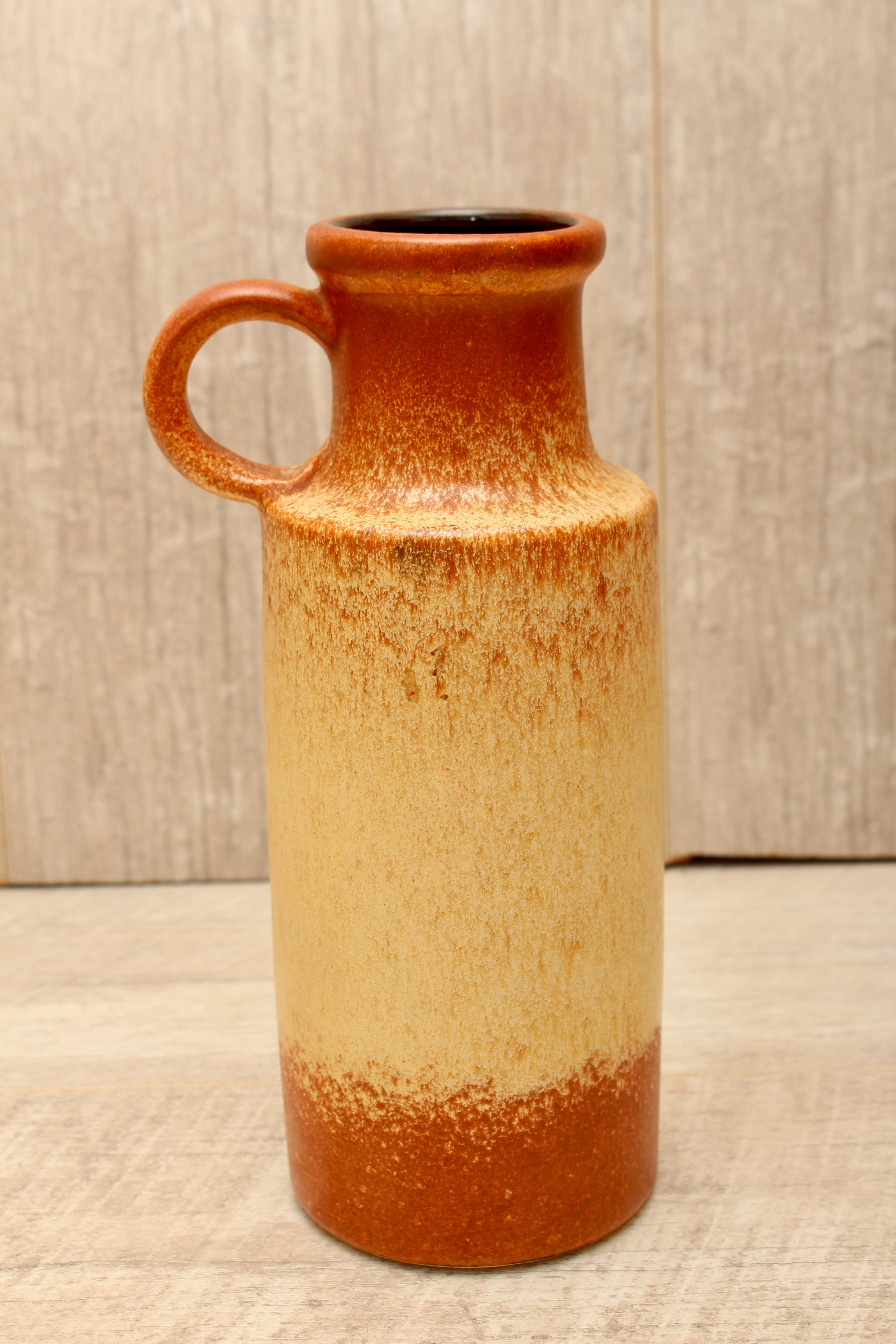 Vintage Scheurich 401-20 West German Pottery Jug Vase - Mid-Century Ceramic Pitcher