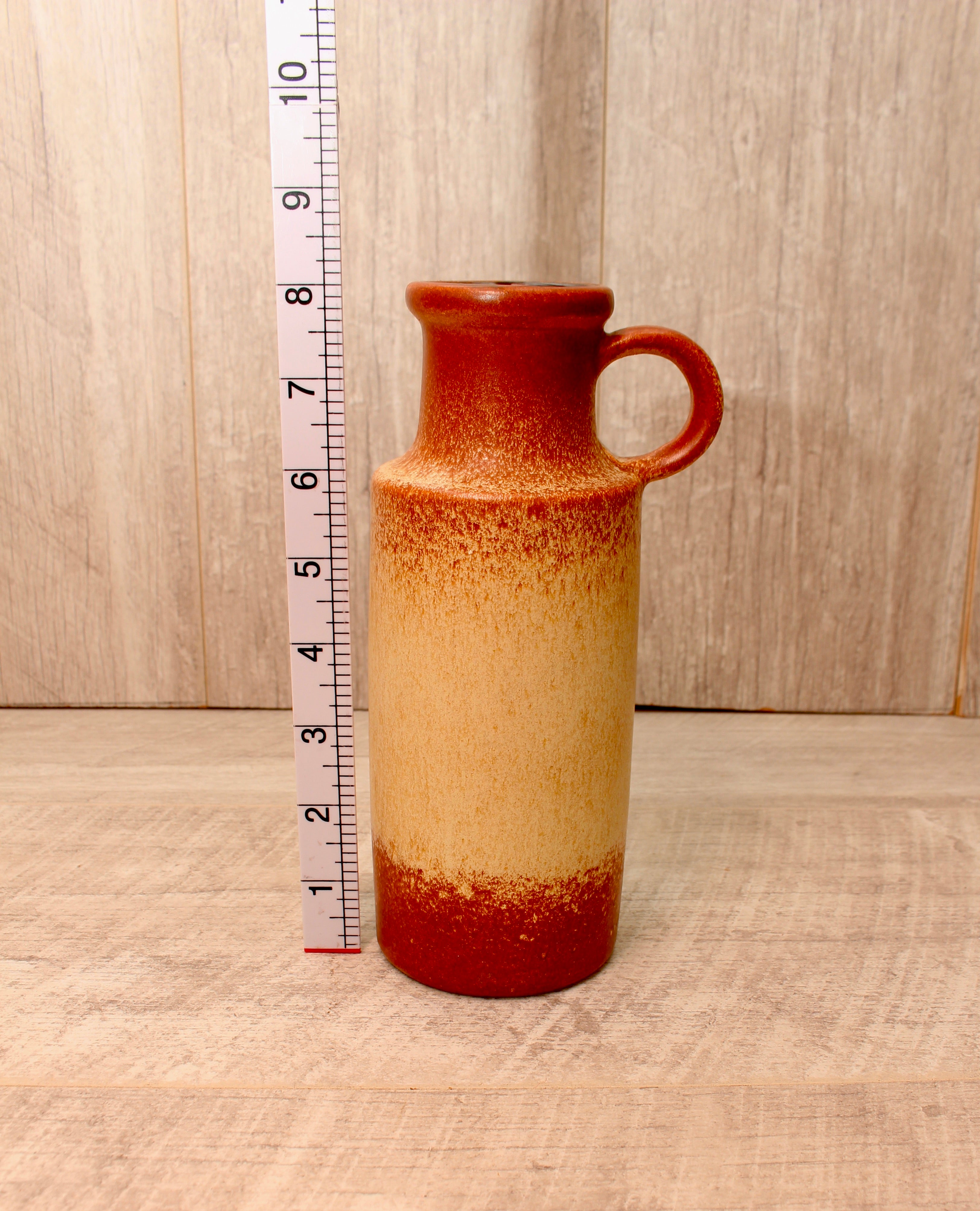 Vintage Scheurich 401-20 West German Pottery Jug Vase - Mid-Century Ceramic Pitcher