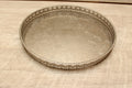 Vintage Haseler Restall Silver Plated on Copper Gallery Tray 12" Sheffield MCM