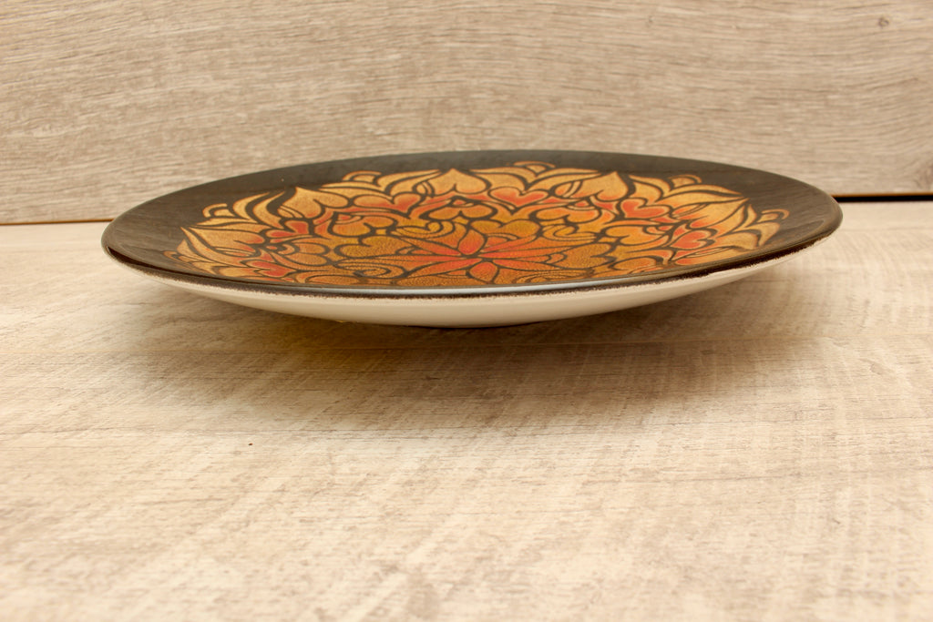 Vintage Poole Pottery Aegean Shape 5 Large Charger Plate 13.5" Diana Davis MCM