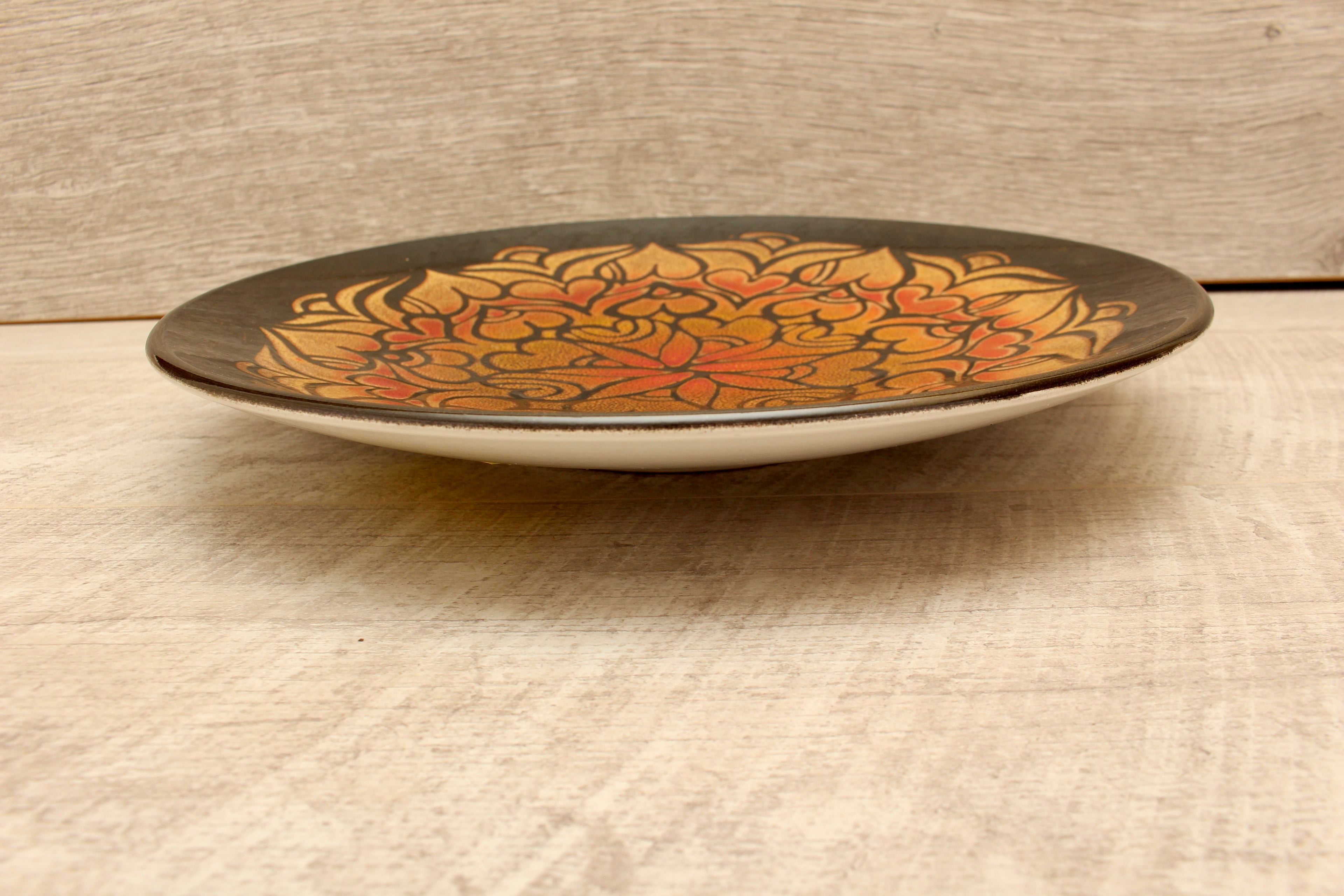 Vintage Poole Pottery Aegean Shape 5 Large Charger Plate 13.5" Diana Davis MCM