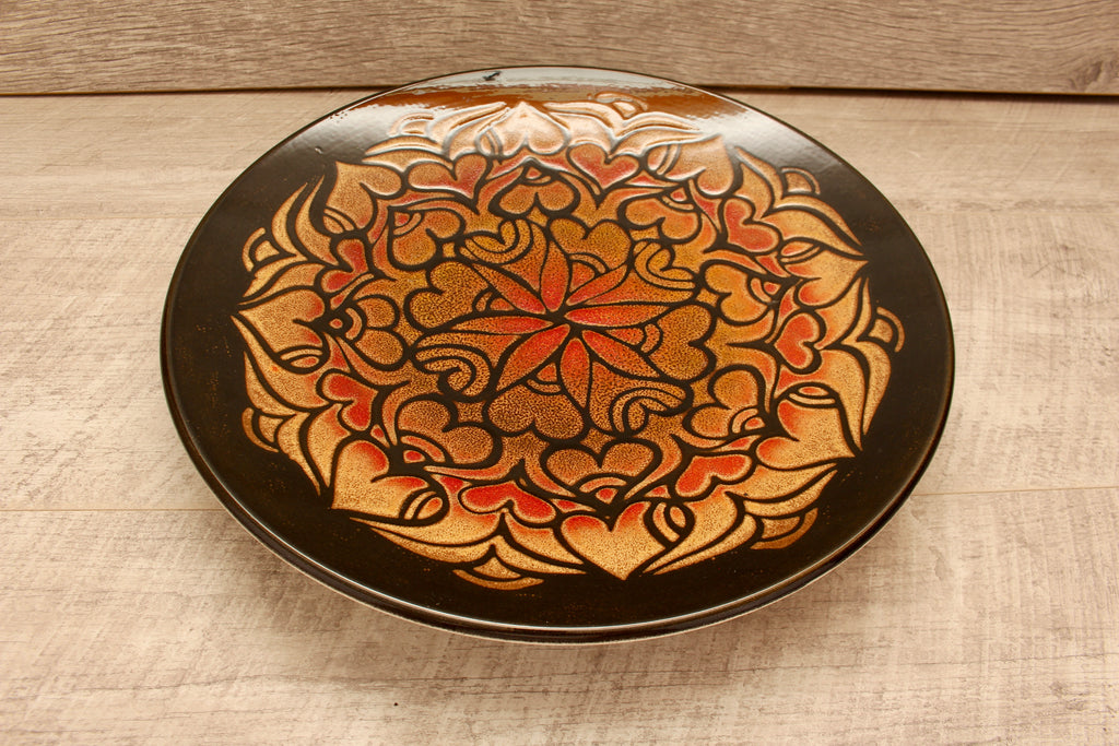 Vintage Poole Pottery Aegean Shape 5 Large Charger Plate 13.5" Diana Davis MCM