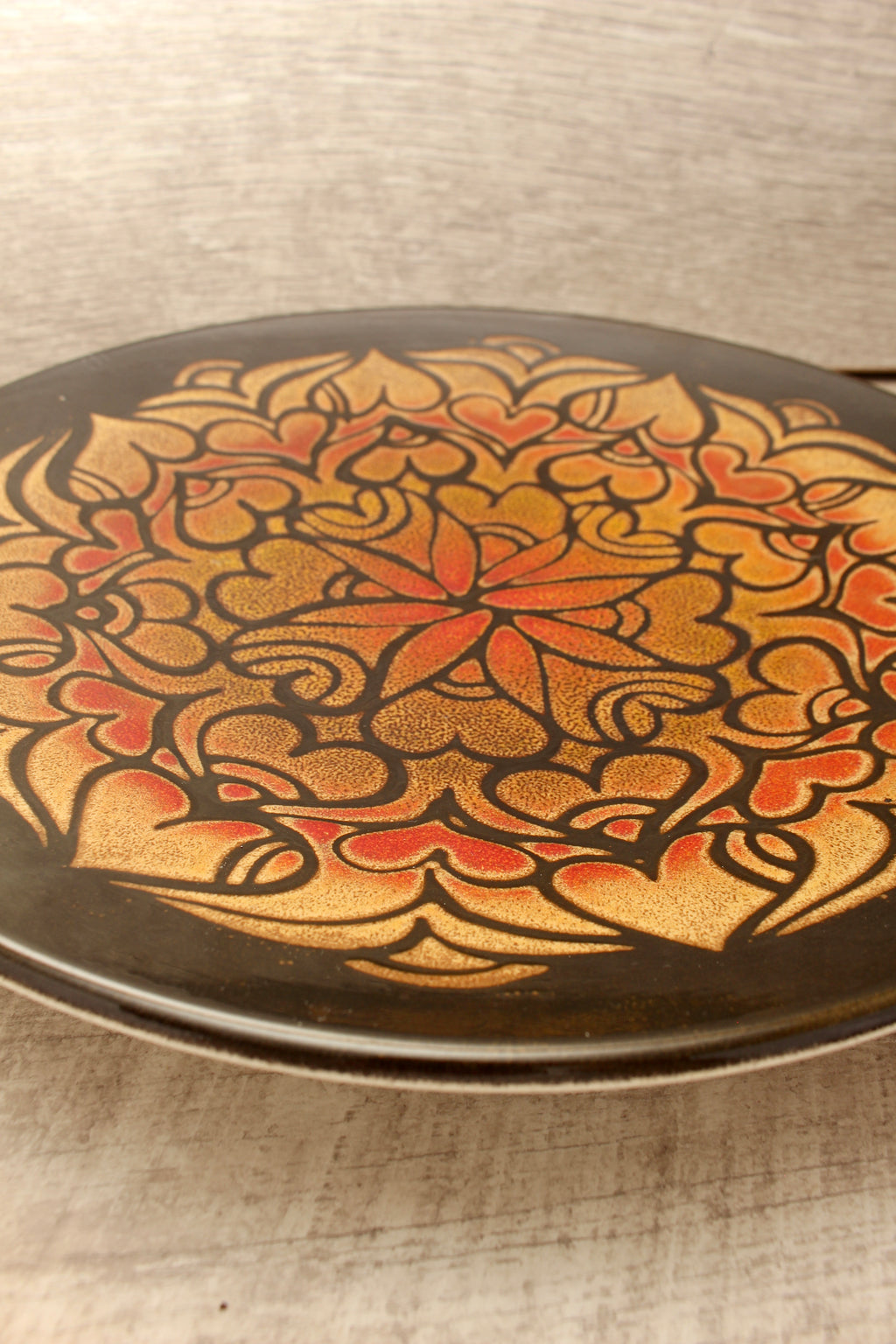 Vintage Poole Pottery Aegean Shape 5 Large Charger Plate 13.5" Diana Davis MCM