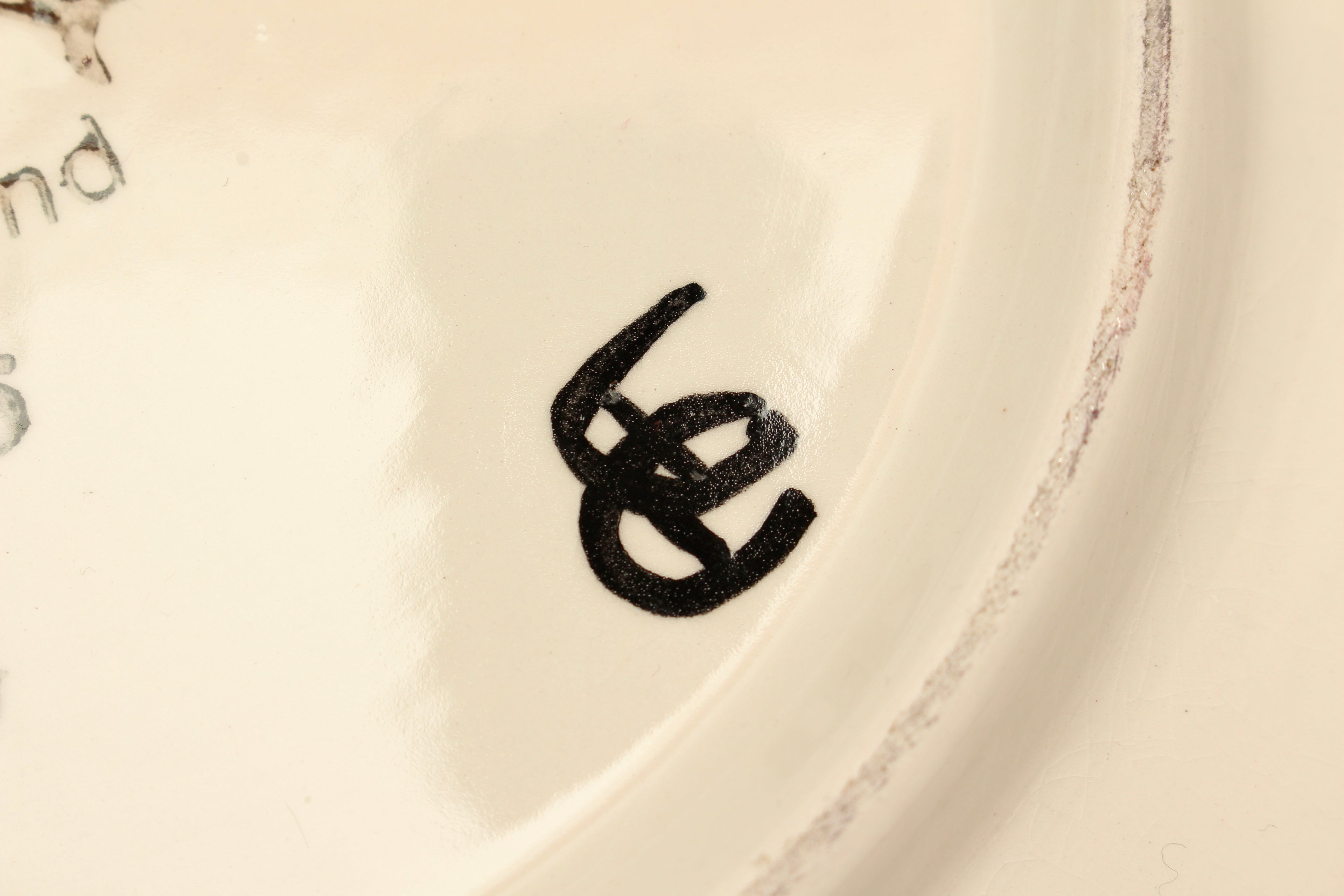 Vintage Poole Pottery Aegean Shape 5 Large Charger Plate 13.5" Diana Davis MCM