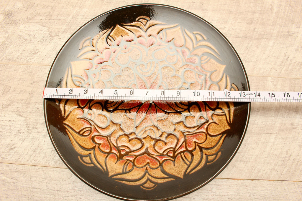 Vintage Poole Pottery Aegean Shape 5 Large Charger Plate 13.5" Diana Davis MCM
