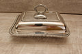 Antique Richard Richardson Sheffield Silver Plate Entree Dish Lidded Serving Tray