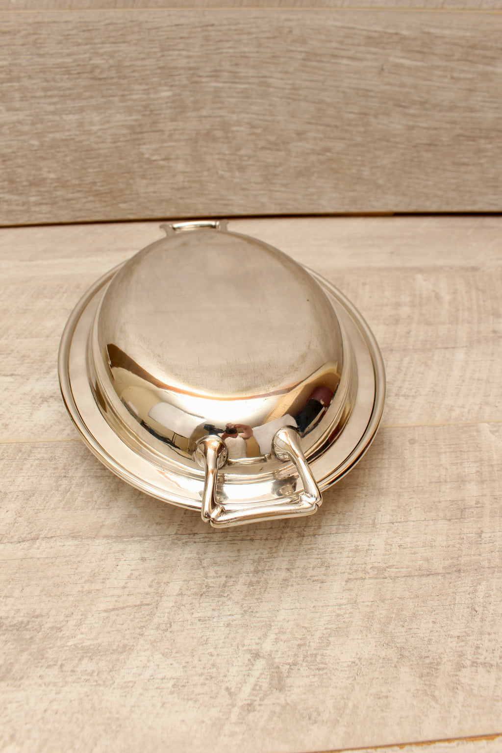 Vintage Charles William Fletcher & Son Sheffield Oval Silver Plate Entree Dish