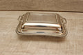 Antique Barker Brothers Silver Plate Lidded Entree Dish Gadroon Rim 4699