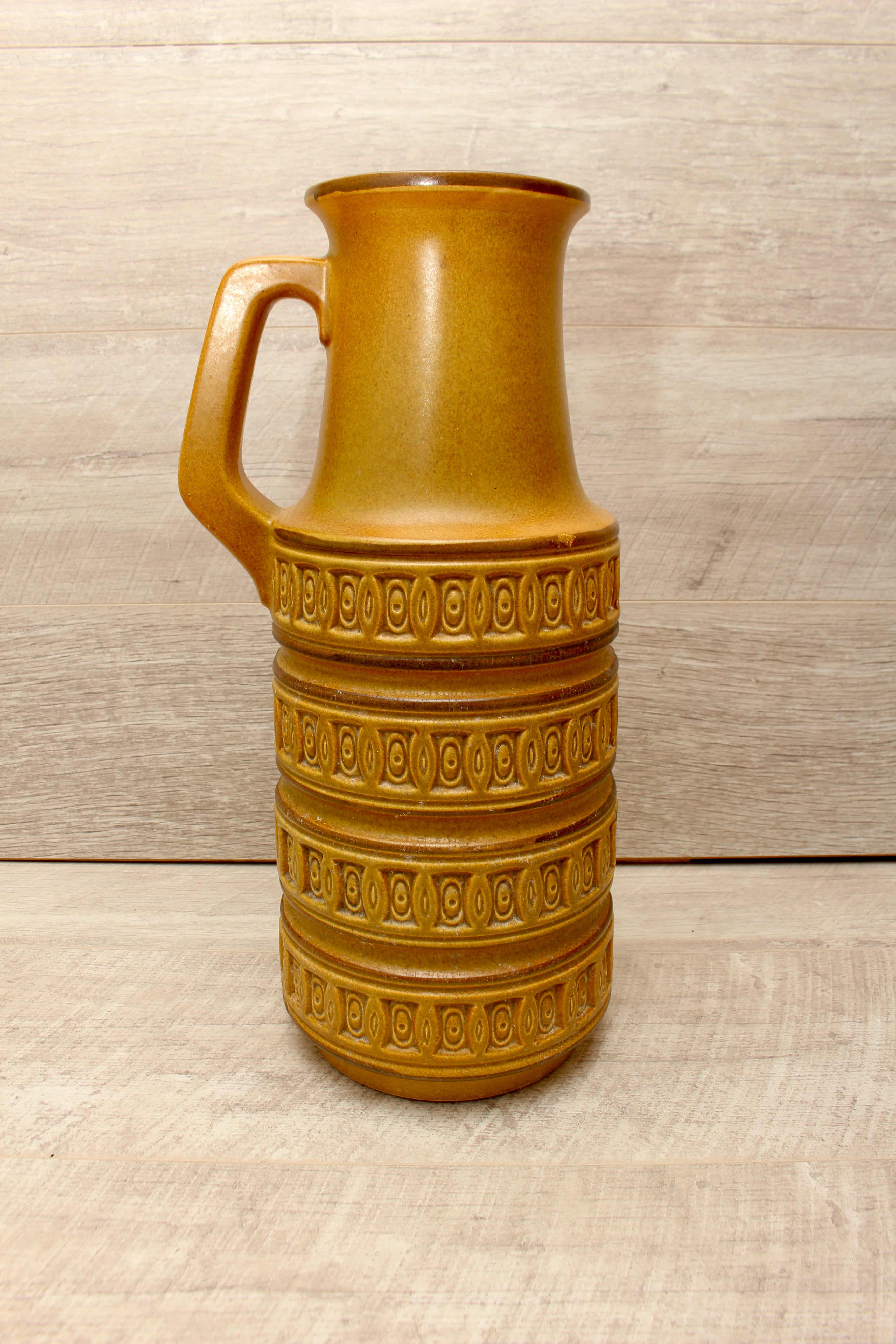 Vintage Scheurich Keramik West German Floor Jug Granada Glaze Model 429-45