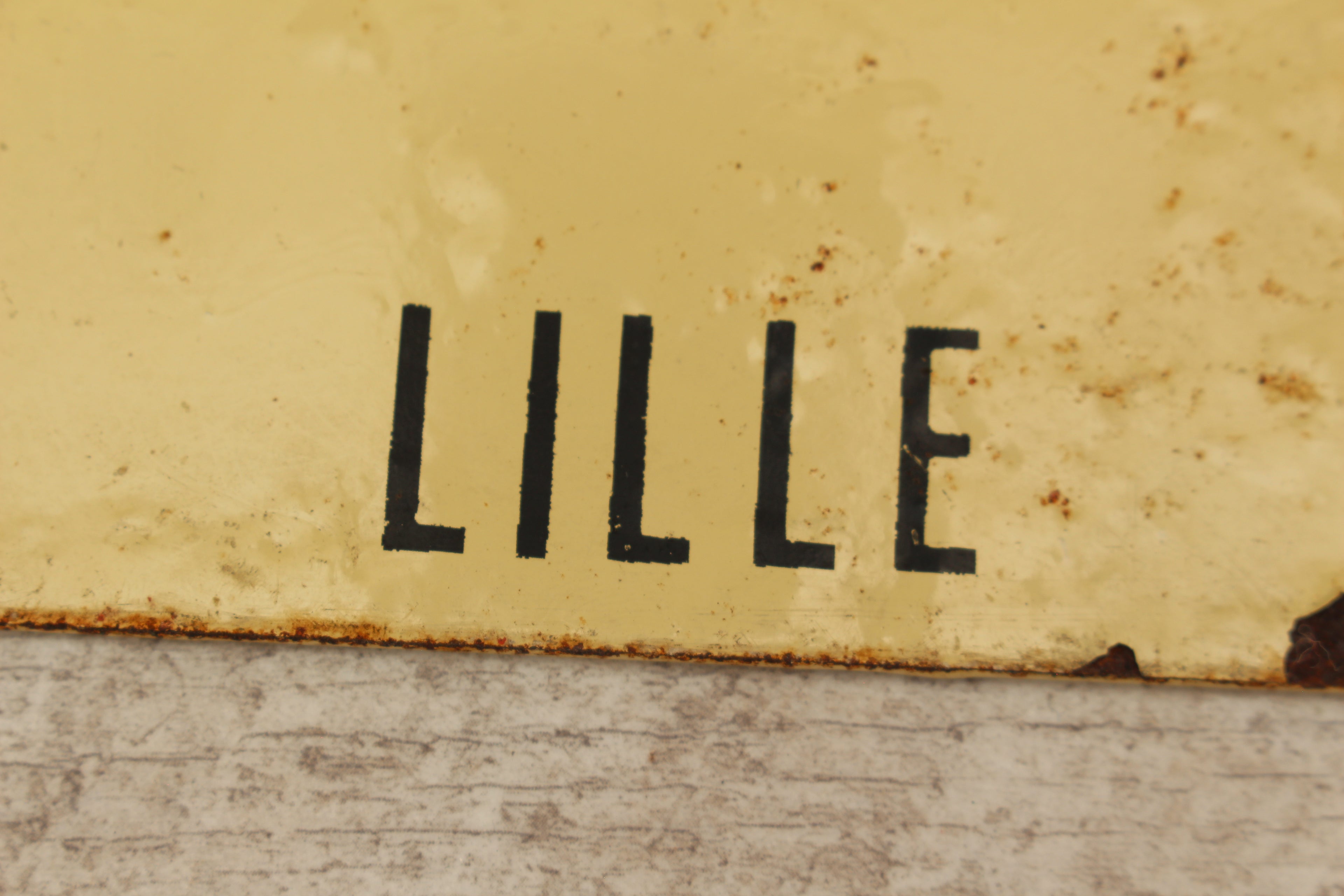 Vintage French SNCF Railway Carriage Sign Voiture 10 Lille Detling Salvage