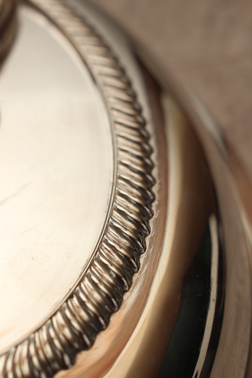 Antique Kerr & Phillips Glasgow Silver Plated Oval Entree Dish - Gadroon Border (c.1890)