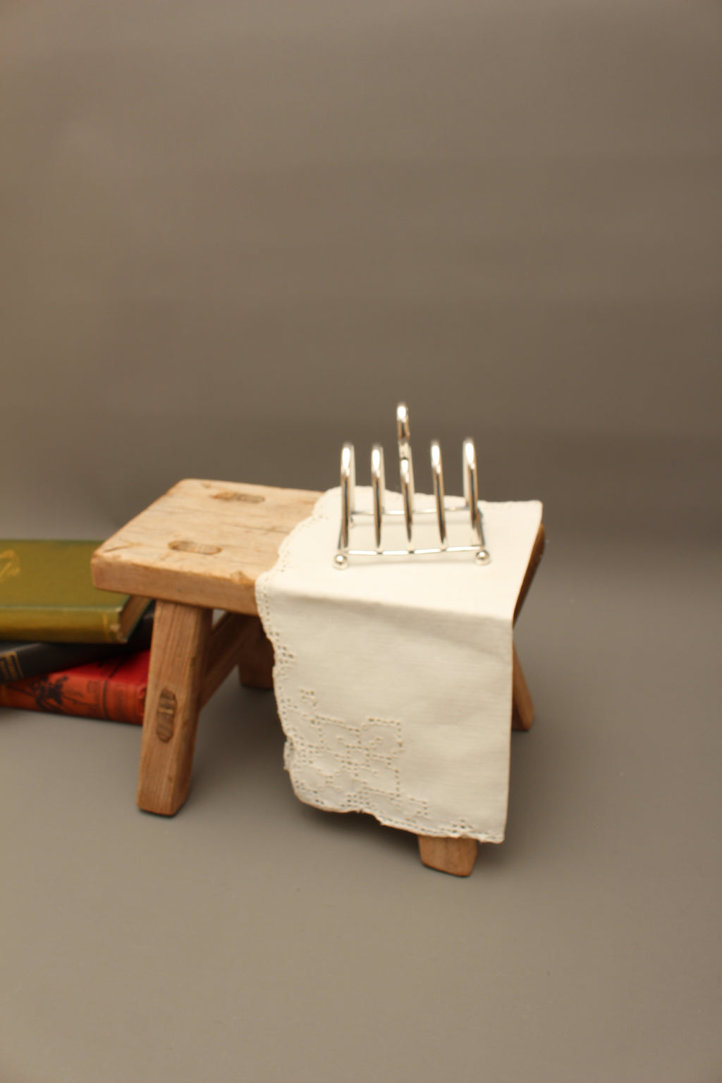 Antique I.F.S. Ltd Sheffield Silver Plated Toast Rack - Edwardian Style Desk Letter Organizer (c.1920)
