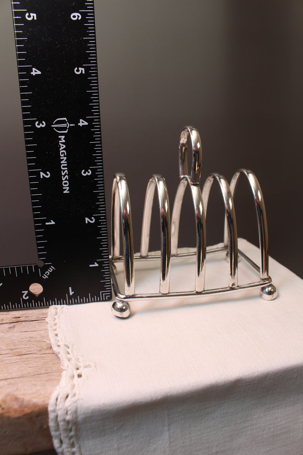 Antique I.F.S. Ltd Sheffield Silver Plated Toast Rack - Edwardian Style Desk Letter Organizer (c.1920)