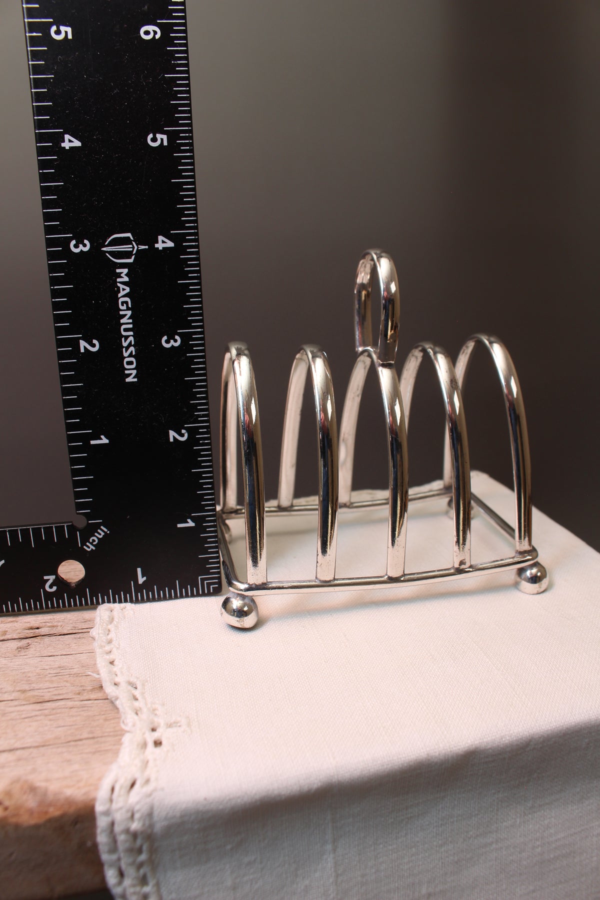 Antique I.F.S. Ltd Sheffield Silver Plated Toast Rack - Edwardian Style Desk Letter Organizer (c.1920)
