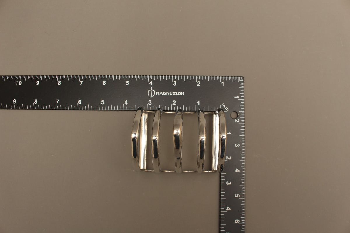 Antique Henry Wilkinson Sheffield Silver Plated Toast Rack - 4-Slot Teardrop Handle Letter Rack (c.1900)