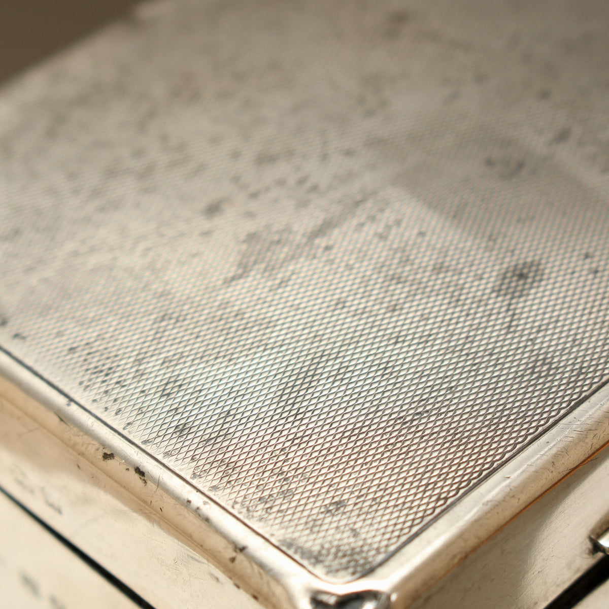 Art Deco Sterling Silver Cigarette Box (1925) | William Neale & Sons