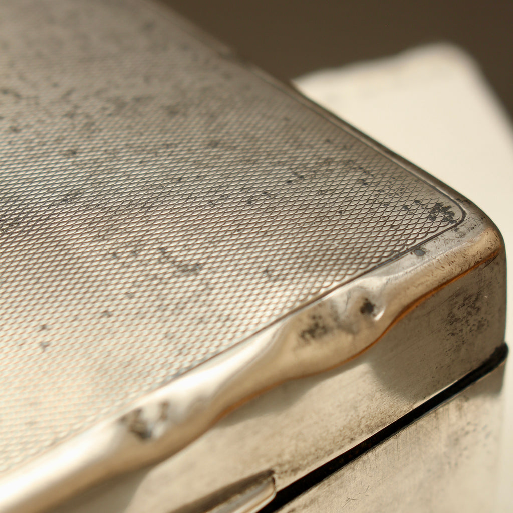 Art Deco Sterling Silver Cigarette Box (1925) | William Neale & Sons