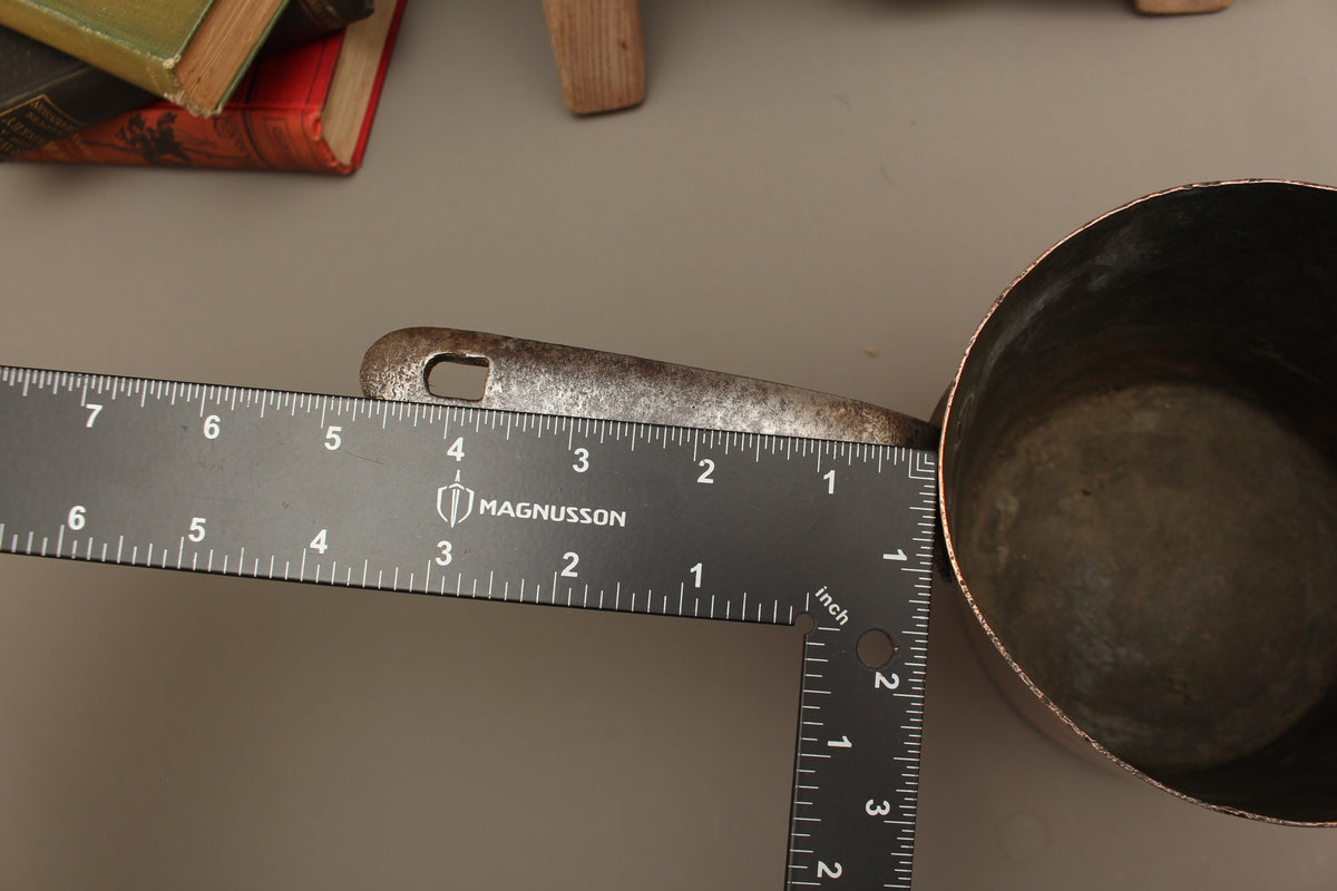 Antique Army & Navy CSL Copper Milk Warmer | Dovetailed Culinary Pot