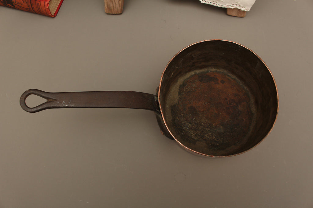 Antique Trinity College Cambridge Copper Saucepan & Lid (1901) | Collegiate Kitchenalia