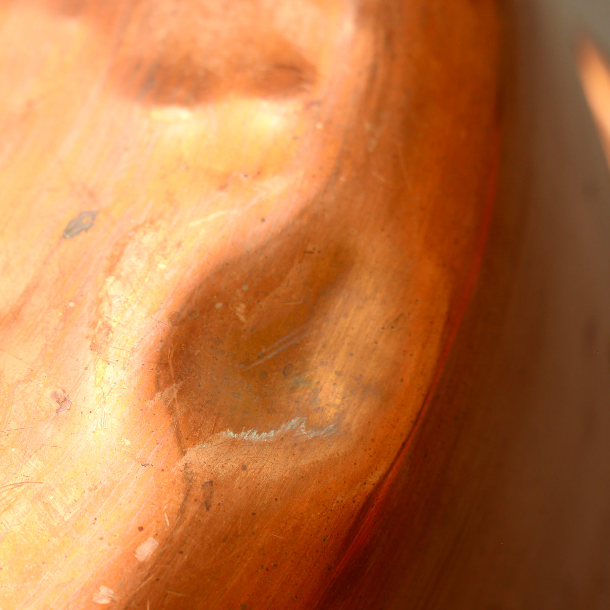 Antique French Heavy Gauge Copper Jam Pan | Victorian Preserve Basin