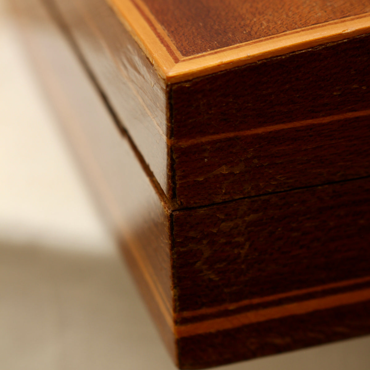 Italian Floral Marquetry Trinket Box | Sorrento Inlaid Wood Table Box