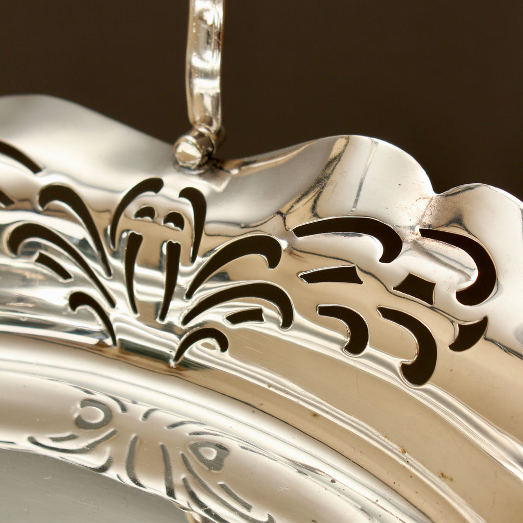 Vintage Cooper Brothers Sheffield Silver Plated Bon Bon Basket | Swing Handle Sweetmeat Dish