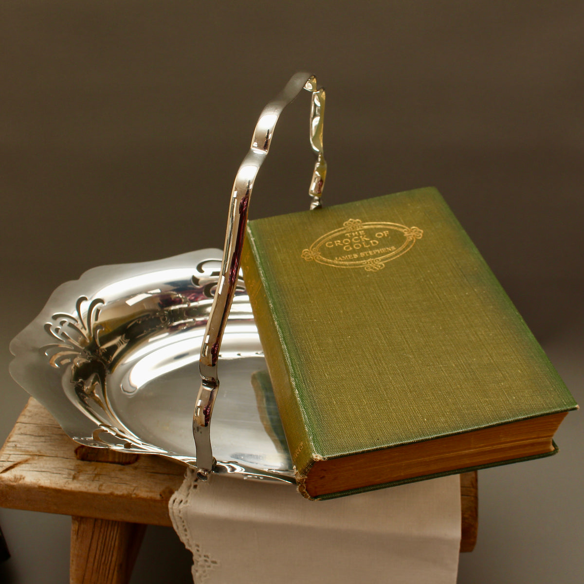 Vintage Cooper Brothers Sheffield Silver Plated Bon Bon Basket | Swing Handle Sweetmeat Dish