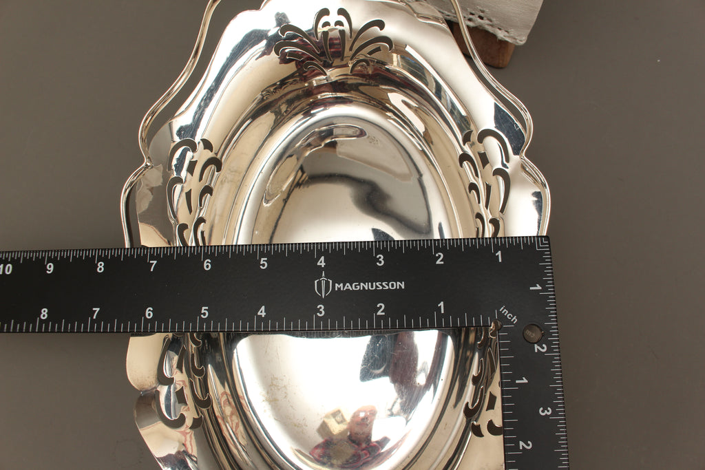 Vintage Cooper Brothers Sheffield Silver Plated Bon Bon Basket | Swing Handle Sweetmeat Dish