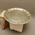 Antique Harrison Brothers Birmingham Silver Plated 12-Inch Salver | Chased Grapevine Tray
