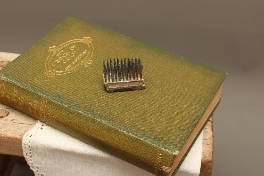 Antique Radcliffe Smith & Co Miniature Flower Frog | Pocket-Sized Edwardian Pin Holder