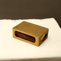 Vintage Chinoiserie Engraved Brass Matchbox Sleeve with Soviet USSR Criterion Matches