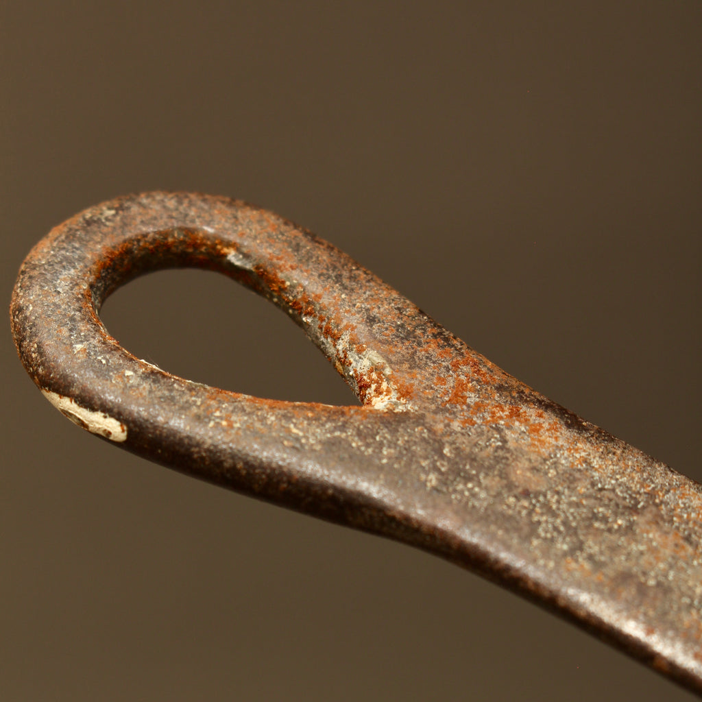 Antique 19th Century French Copper Sauté Pan Tin Overspill Forged Iron Handle