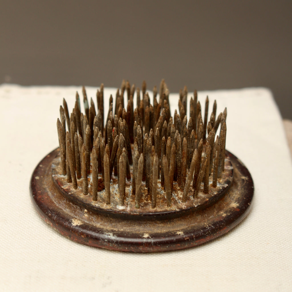 Vintage Pollards Large Spiked Flower Frog – Commercial Window Dressing Kenzan