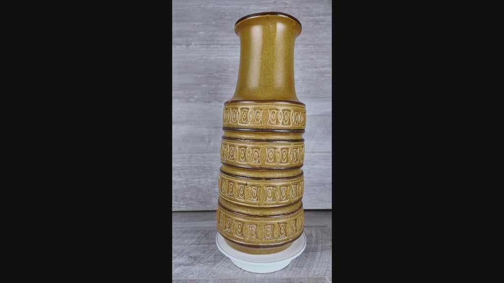 Vintage Scheurich Keramik West German Floor Jug Granada Glaze Model 429-45