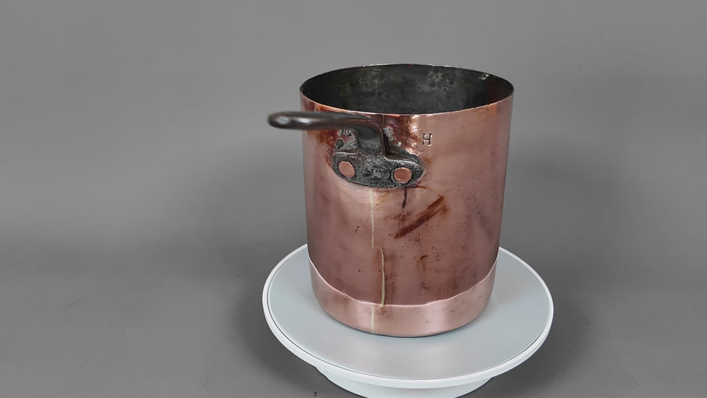Antique Army & Navy CSL Copper Milk Warmer | Dovetailed Culinary Pot