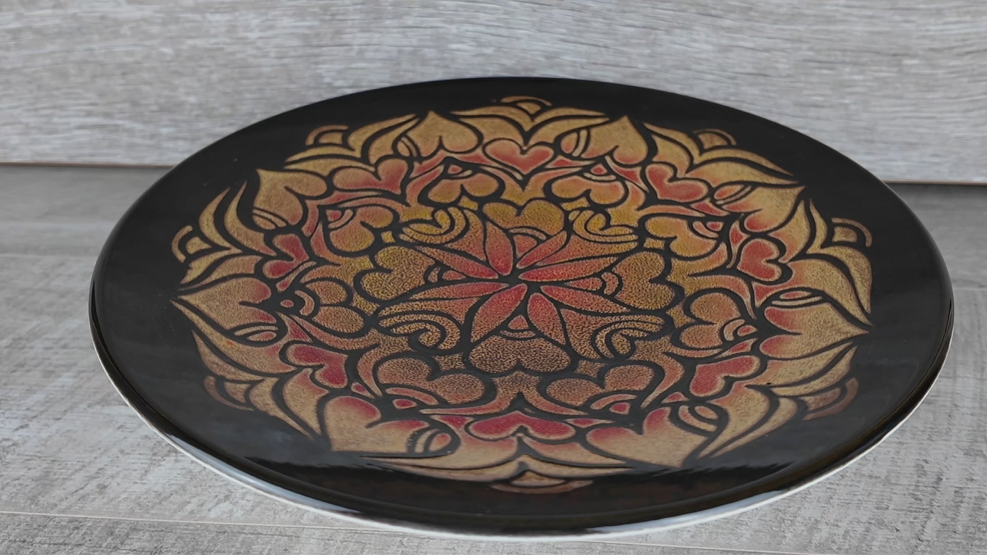 Vintage Poole Pottery Aegean Shape 5 Large Charger Plate 13.5" Diana Davis MCM